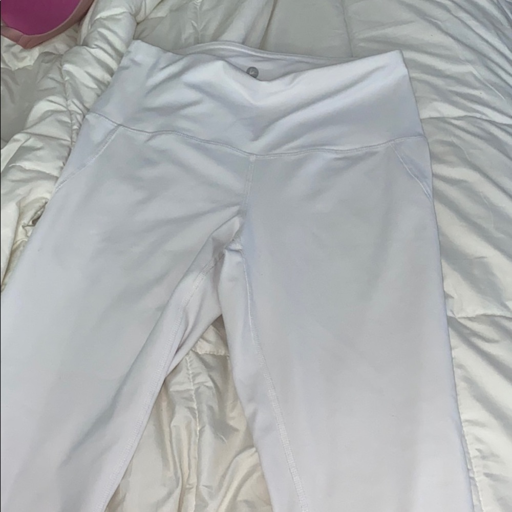 White leggings